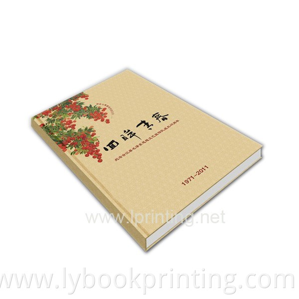 Professional fine small size hard cover book printing